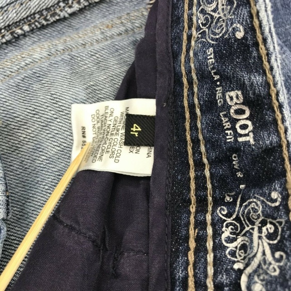 Express Stella Regular Fit Boot Cut Jeans Size 4 - Picture 3 of 6